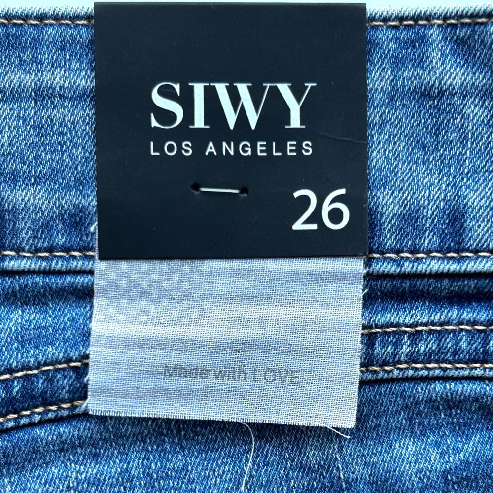 🌸NWT Women’s Siwy Jean Shorts. Size: 26 - Picture 5 of 11